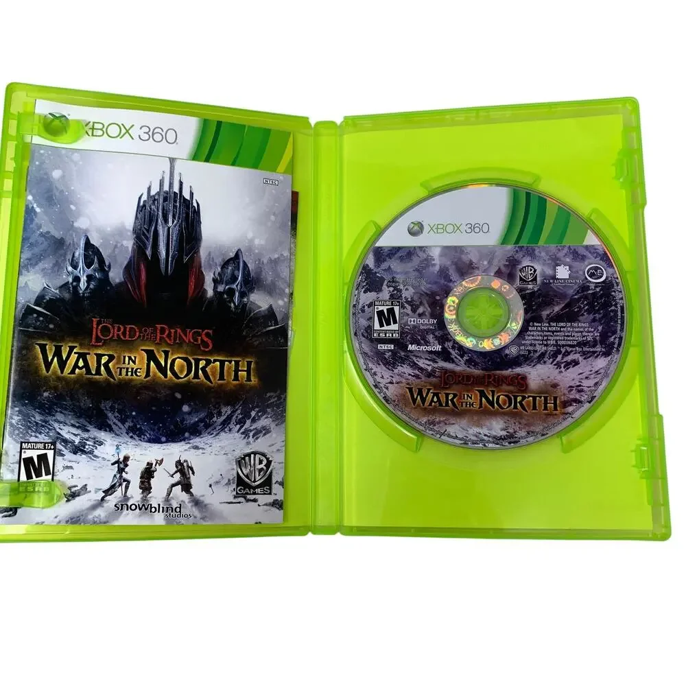 Lord of the Rings War in the North Xbox 360 Complete Tested Video Game